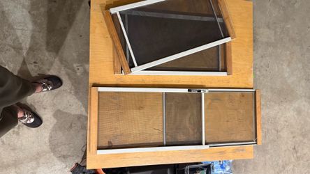 3 Adjustable Window Screens – $30 for All 3 Size: 10.25” H × 20.5”–36” W Used, good working condition. Adjustable width. $30 for all 3, pickup only.
