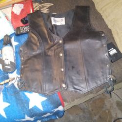 Leather Riding Vest