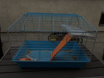 Guinea Pig Cage With Slide And Water Dispenser