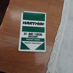 H.A.R.T 31 DAY DISCOUNT BUS PASS