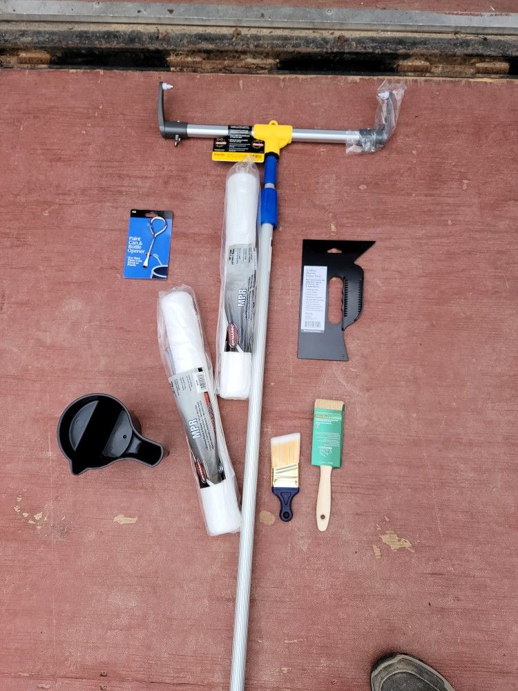 Painting Accessories Brushes Roller Extension Pole And Much More