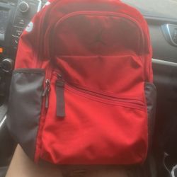 Red Jordan Backpack