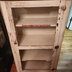 Vintage Tom's Peanut Storage Cabinet 