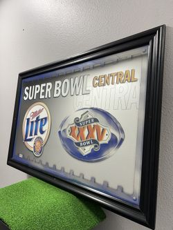 Miller Lite Super Bowl store 25 Mirror