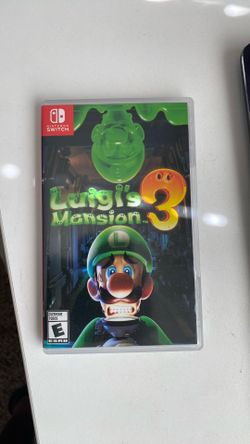 Luigi Mansion 3 Nintendo switch