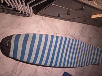 Surfboard  94 1/2 Inch Long  21 Inch Wide Progressive  Surfboards  3 Fins