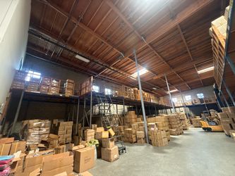 Free Warehouse Shelves (Must disassemble and move on own by end of month)