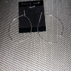 Sterling Silver Curved Earrings