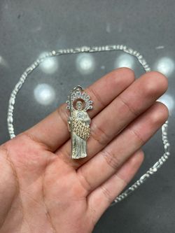 This is a 925 silver St. Jude San Judas  necklace
