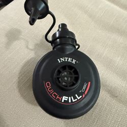 Intex Quick-Fill AC Electric Air Pump, Max. Air Flow 21.2CFM  Color Black Brand Intex Material Plastic Item Weight 16 ounces Product Dimensions 5.51"L