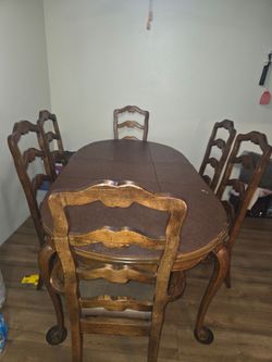 6 chair dining set