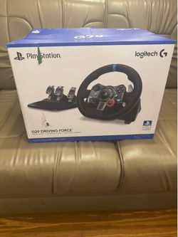 Logitech G29 Driving Force Racing Wheel & Pedals for PS5/PS4 /PS3  Brand new