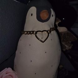 Gold Plated Heart Necklace 