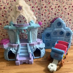 Fisher Price Little People Frozen Elsa, Anna Kristoff Disney