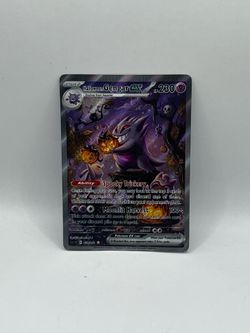 Non TCG Pokemon Halloween Gengar ex Fan Art Card