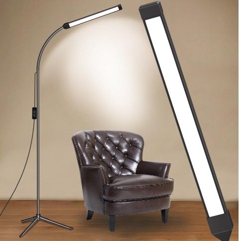 Led Floor Lamp for eyelash extensions Standing light Floor Lamps for Office Standing Lamp Brightness eyelash lamp tattoo Light Eye Caring Reading lamp