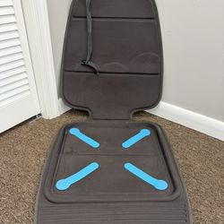 Car seat protective mat