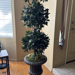 Faux Topiary Indoor Plant 