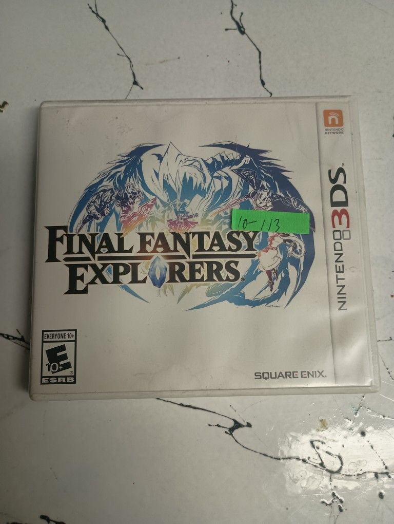 Nintendo 3ds Final Fantasy Explorers