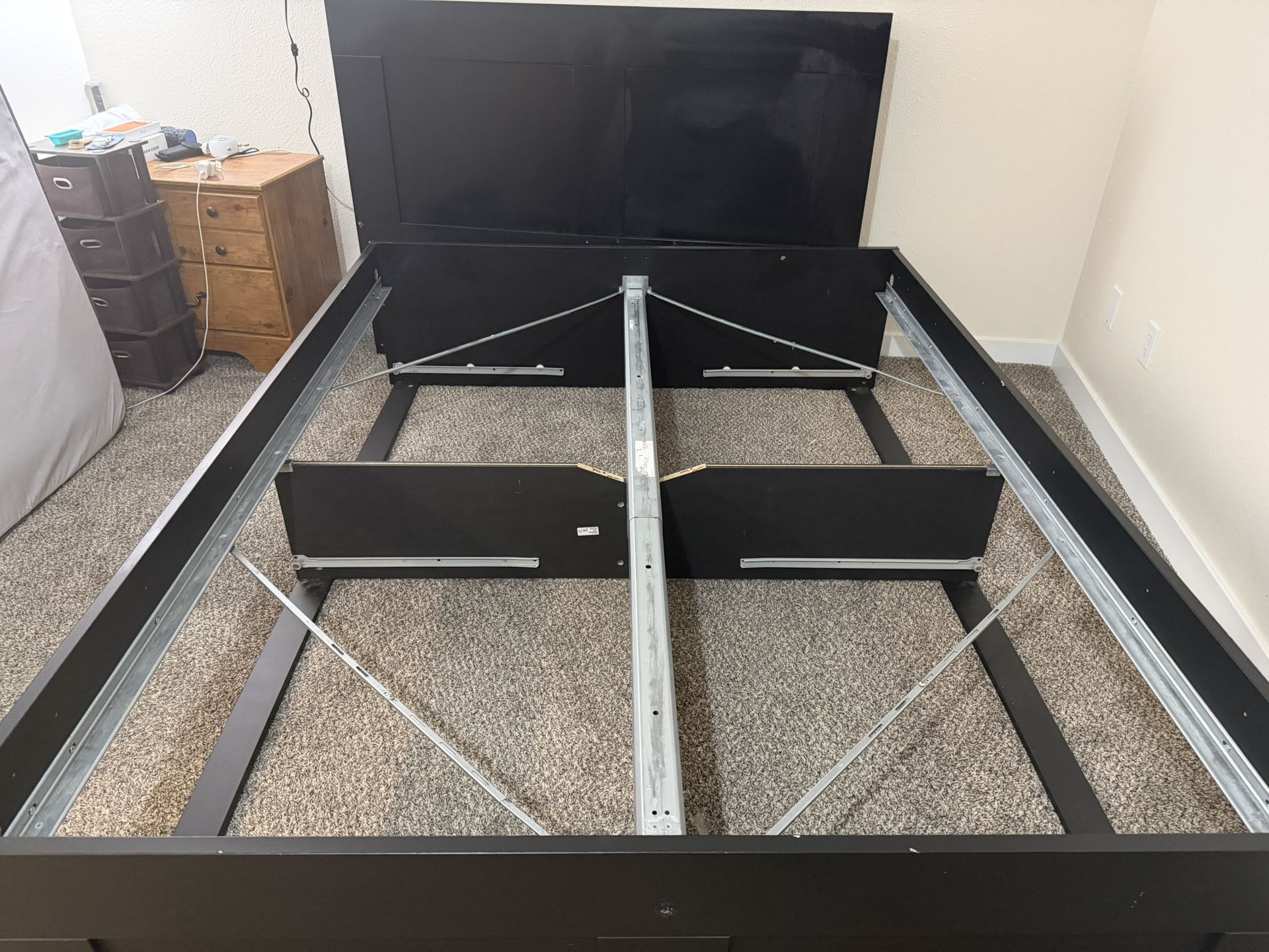 Queen Bed Frame With Storage 