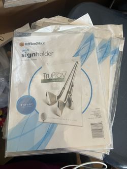 OfficeMax® wall sign-holder 4 Total 