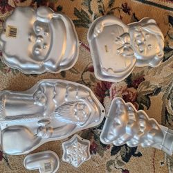 Holiday Cake Pans $10 Each Some Never Used