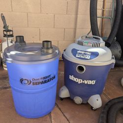 Wet,/Dry Shop Vac & Dust Seperator