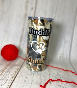 Cat/Pet Personalized Tumbler