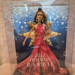 2017 Holiday Barbie Teresa Brunette NIB