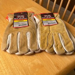 Majestic 1535 Winter Lined Cowhide Drivers Gloves