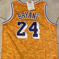 Los Ángeles Lakers Kobe Bryant # 24 Jersey Yellow , Unisex 