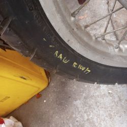 1970 To 1984 BMW Airhead Rear Wheel With Good Tire