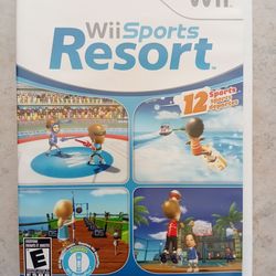 Wii sports resort complete game excellent condition $35 firm