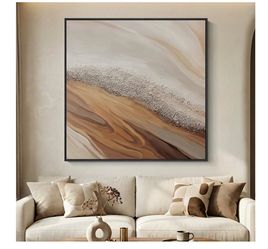 XL Neutral Abstract Wall Art