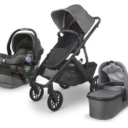 UPPAbaby Vista V2 Stroller, Bassinet, Car Seat & Base 