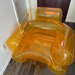 Supreme Orange Inflatable Chair 