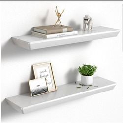 Floating Shelves for Wall, 36 Inch Floating Shelves Set of 2, 6 Inch Deep