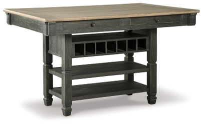 Tyler Creek Black/Gray Counter Height Dining Table