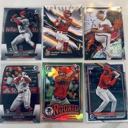 Anaheim Angels Card Lot (6) Jorge Ruiz Inception Schanuel Ortiz Neto Hoppe RC