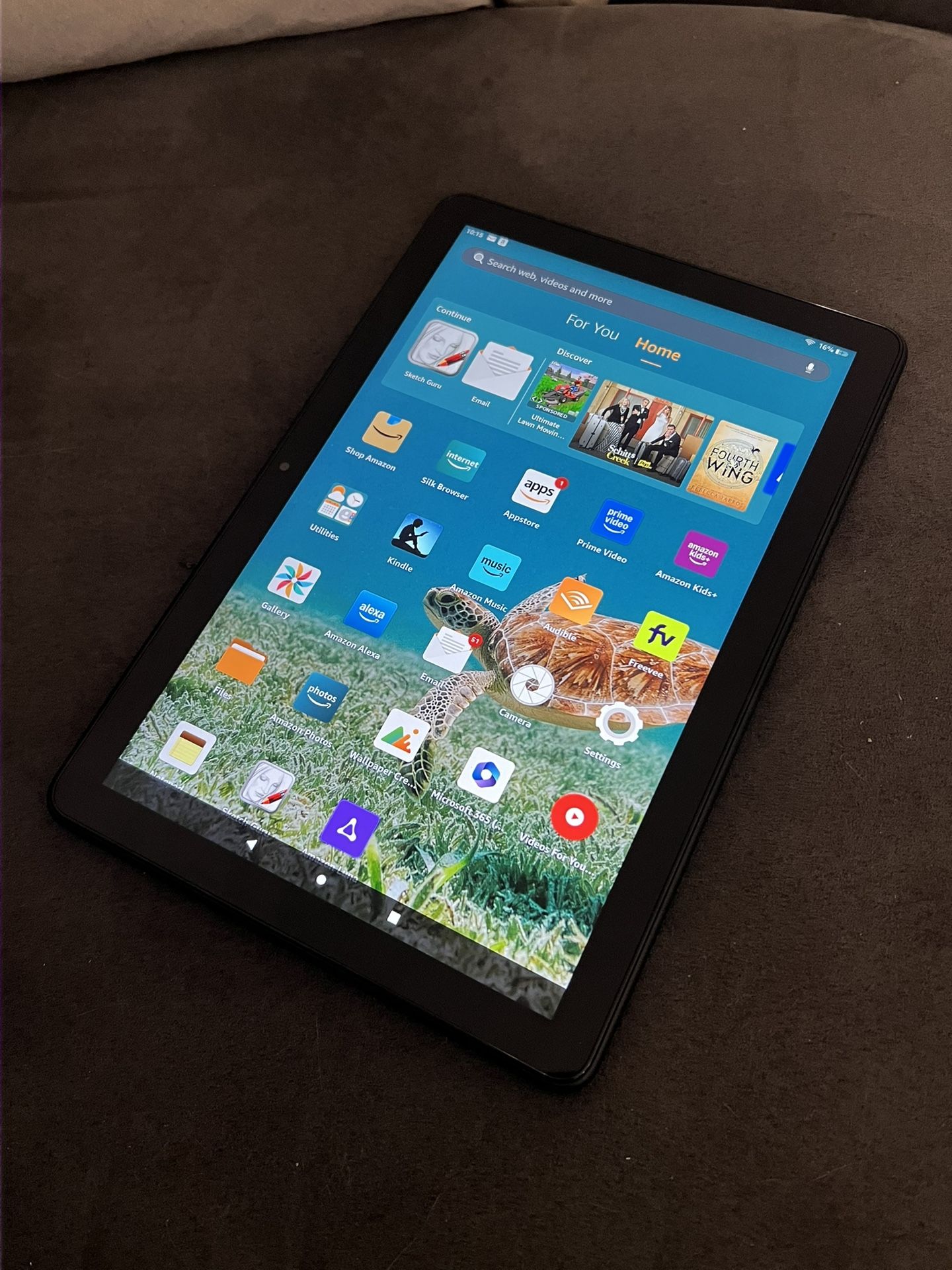 Amazon Fire 10 Tablet Like New With Case