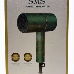 SMS Compack Hair Dryer, Forest Green, New In Box