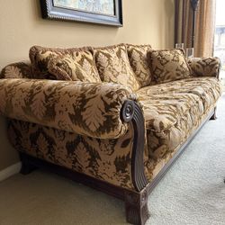 Vintage Down-Filled Sofa