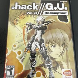 .hack GU Redemption Sony Playstation 2 PS2 Complete Great Shape