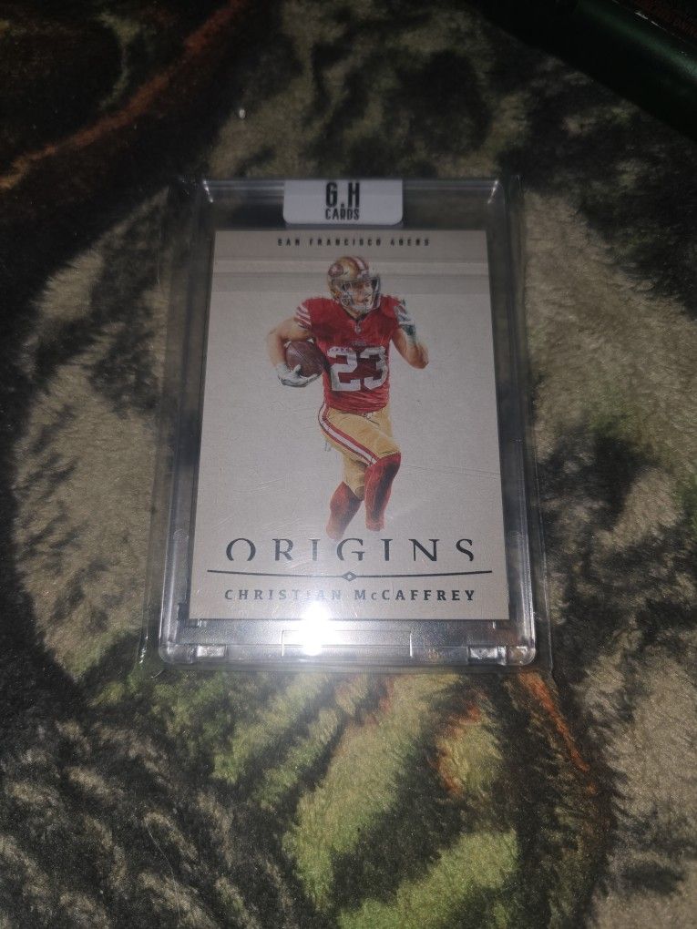 Origins Football Christian McCaffrey Blank Slate #19
