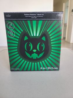 Ashland Chat Noir Radiant Shadows Halloween Black Cat LED Light