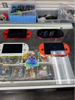 PlayStation Vita Slim With Games 128GB Memory Card Included $275 Each Gamehogs 11am-7pm