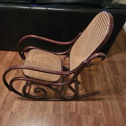 Vintage Thonet Style Bentwood Rocking Chair