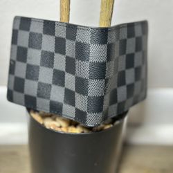 LOUIS VUITTON N62663 Damier Graphite Portefeuille Multiple Bifold Wallet Black