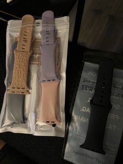 Series 3 2 1 42 MM Apple Watch straps multi colors / 42 MM Rose Gold watch case and strap