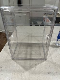 Clear acrylic storage